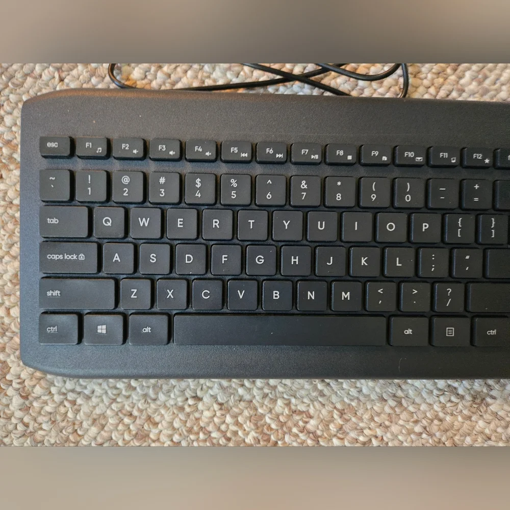 Onn Wired USB Black Keyboard Stock No. 100009052